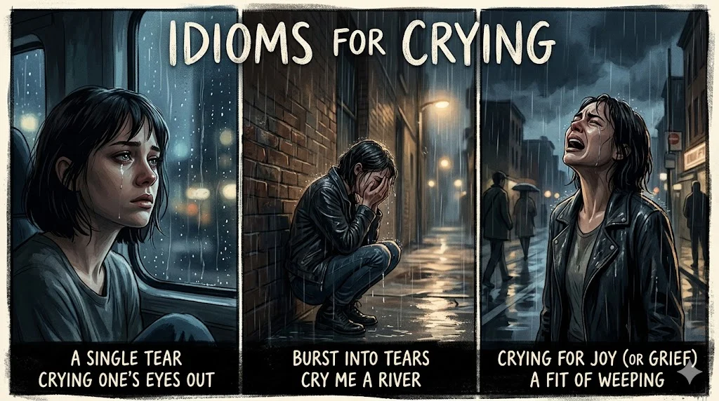Idioms for Crying