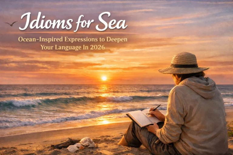 Idioms for Sea