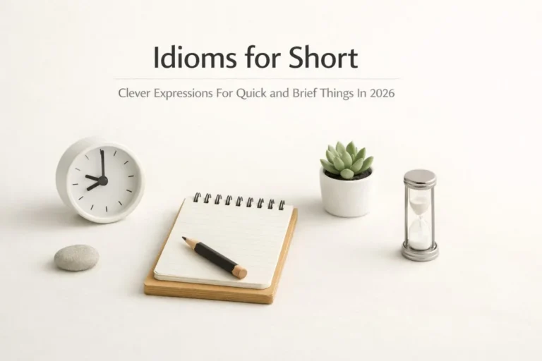 Idioms for Short
