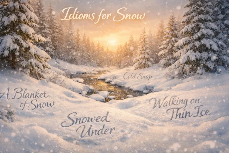 Idioms for Snow