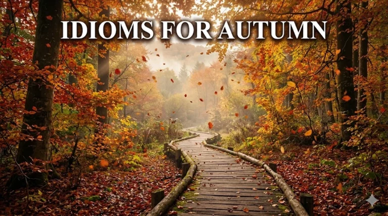 Idioms for Autumn