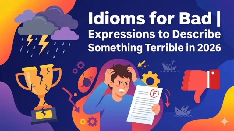 Idioms for Bad