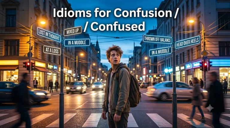 Idioms for Confusion / Confused