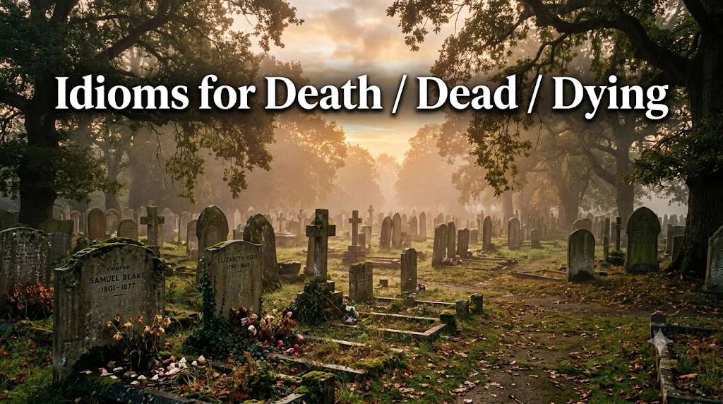 Idioms for Death / Dead / Dying