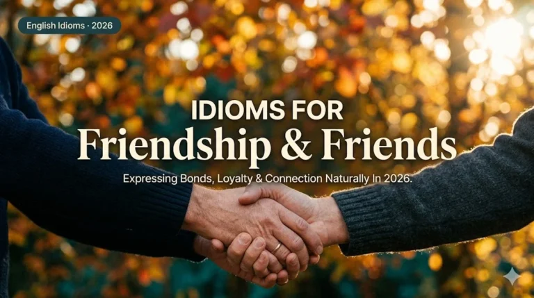 Idioms for Friendship / Friends