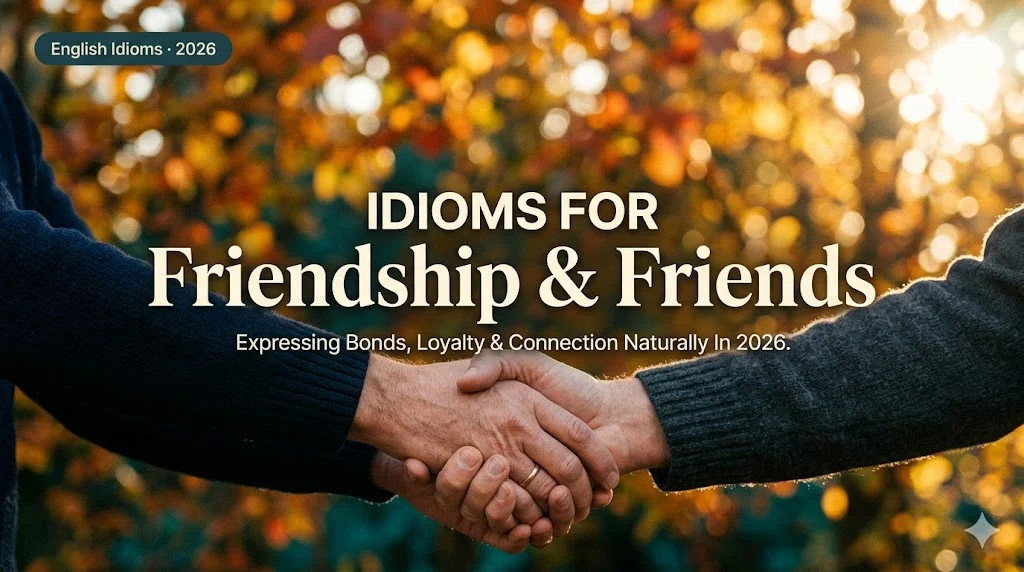 Idioms for Friendship / Friends