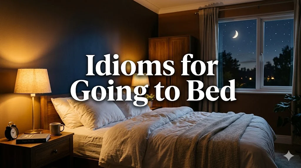 Idioms for Going to Bed