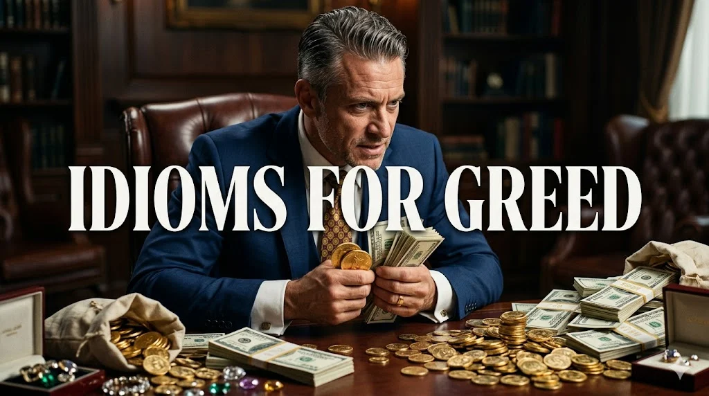 Idioms for Greed
