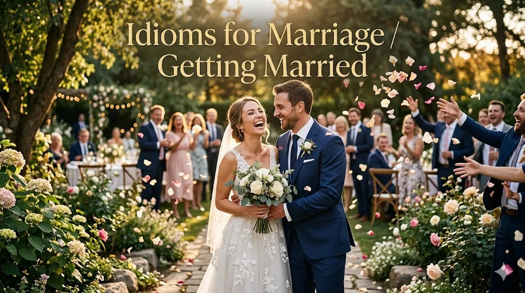 Idioms for Marriage / Getting Married