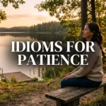 Idioms for Patience