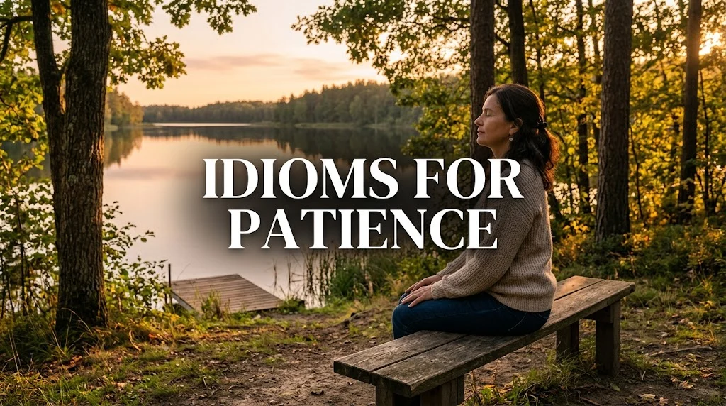 Idioms for Patience