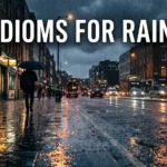 Idioms for Rain