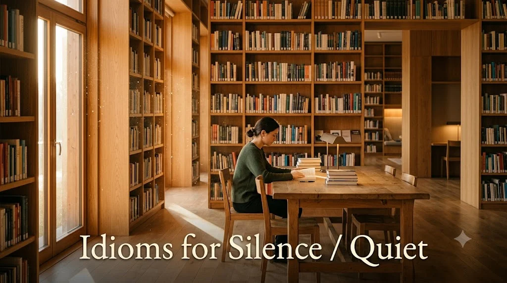 Idioms for Silence / Quiet