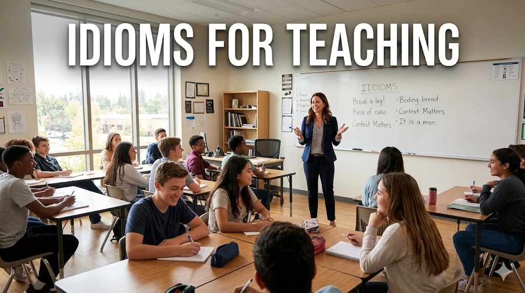 Idioms for Teaching
