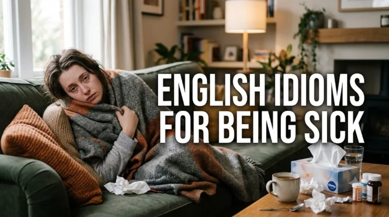 English Idioms For Being Sick