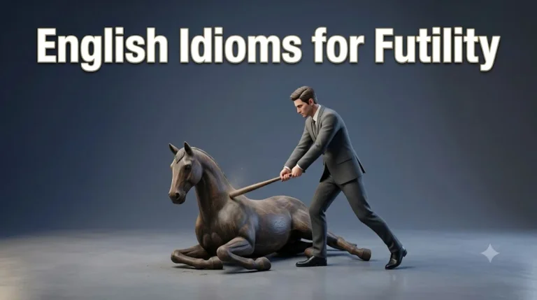 English Idioms For Futility
