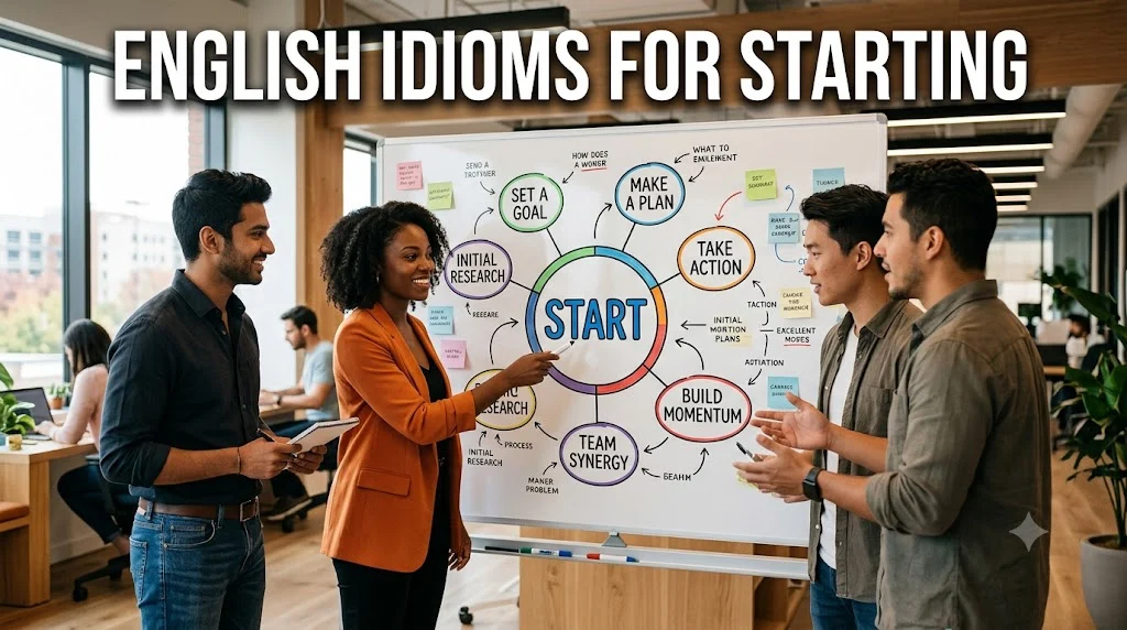 English Idioms For Starting