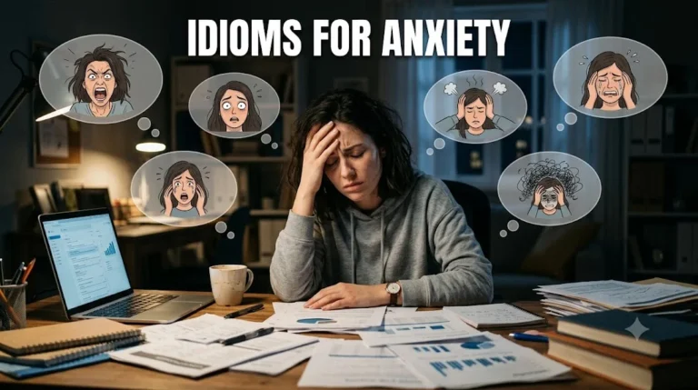 Idioms For Anxiety