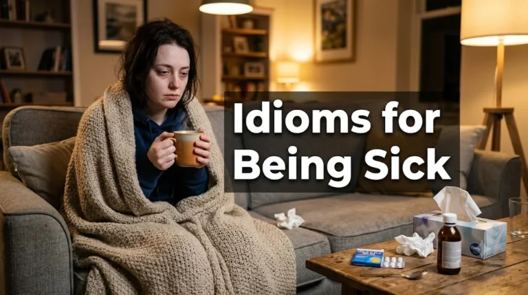 Idioms For Being Sick