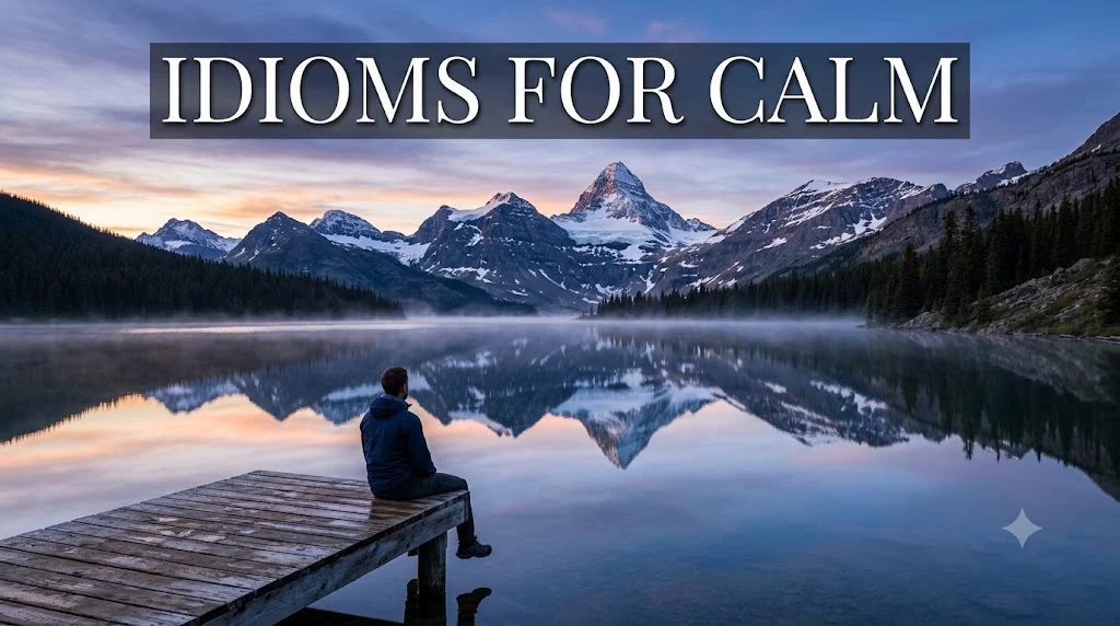 Idioms For Calm