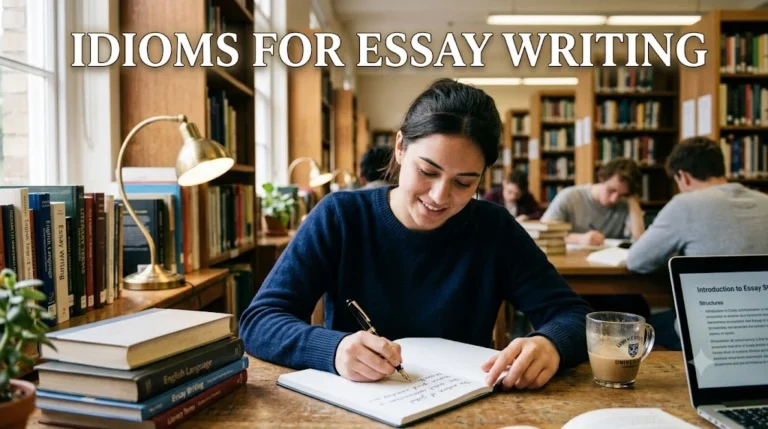 Idioms for Essay Writing