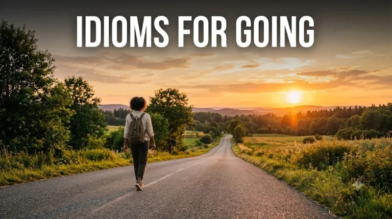 Idioms For Going