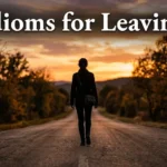 Idioms For Leaving