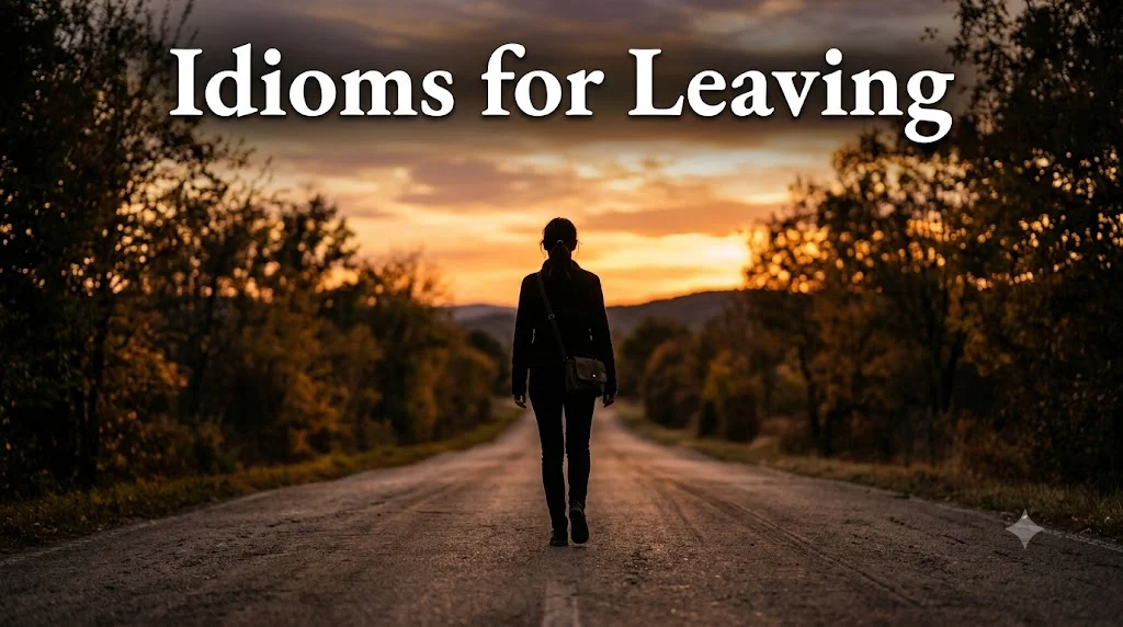 Idioms For Leaving
