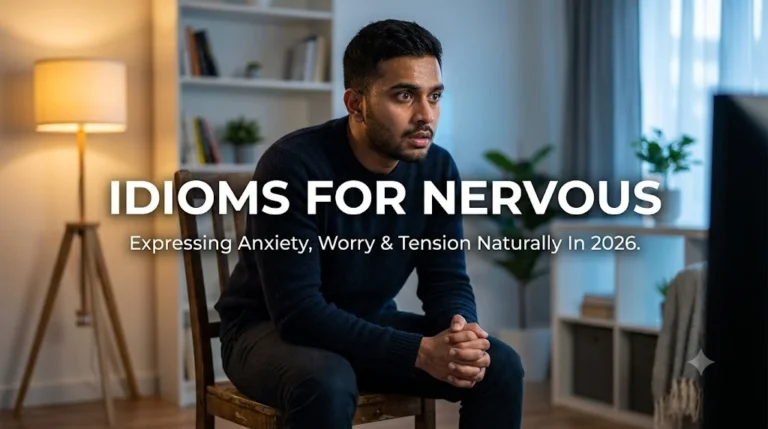 Idioms For Nervous