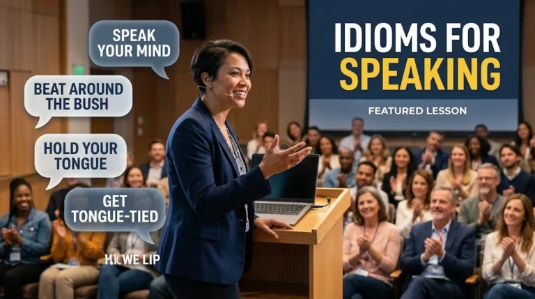 Idioms for Speaking