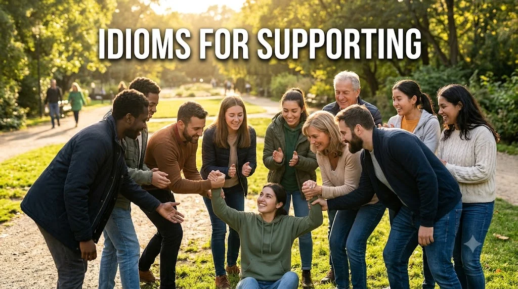 Idioms For Supporting