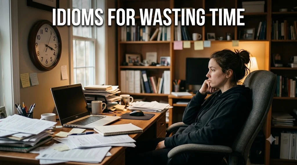 Idioms For Wasting Time