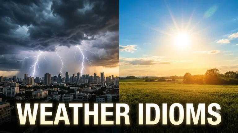 Weather Idioms