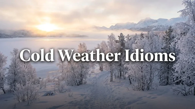 Cold Weather Idioms