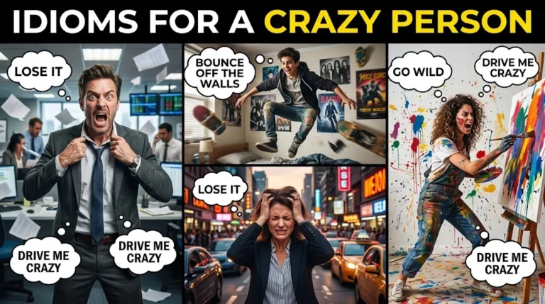 Idioms For a Crazy Person