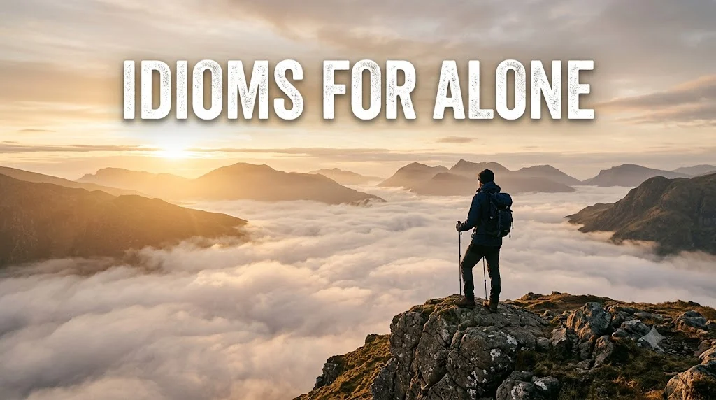 Idioms For Alone