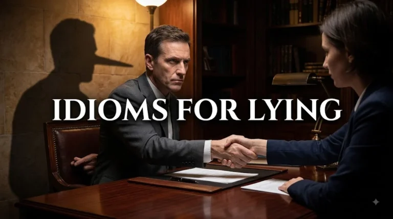 Idioms For Lying