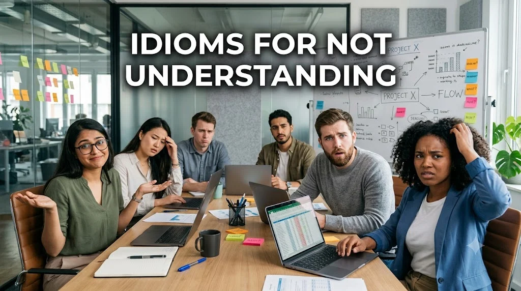 Idioms For Not Understanding