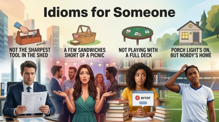 Idioms For Someone