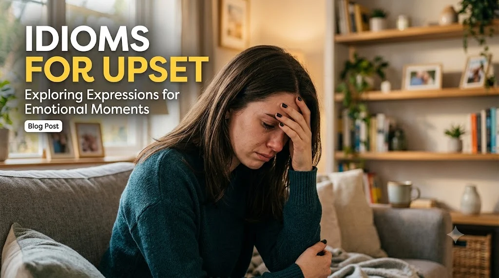 Idioms For Upset