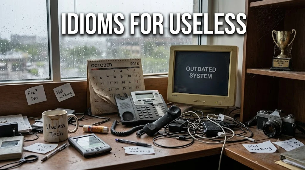 Idioms For Useless